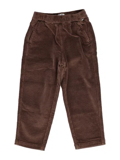Il Gufo Kids' Long Trousers In Brown
