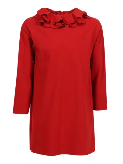 Il Gufo Vestito M.lunga In Red