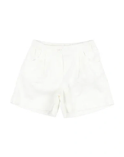 Il Gufo Babies'  Toddler Boy Shorts & Bermuda Shorts Off White Size 6 Cotton, Linen, Elastane