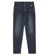 Il Gufo Mid-rise Cotton Straight Jeans In Blue
