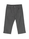 Il Gufo Mid-rise Straight-leg Trousers In Grey