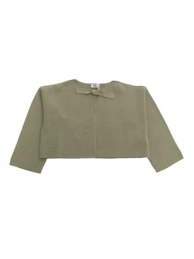 Il Gufo Kids' Military Green Tricot Sweater
