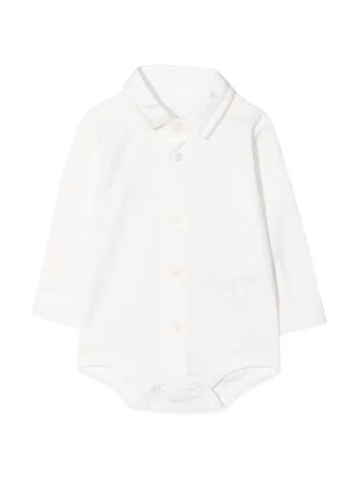 Il Gufo Mini Body Shirt For Boys In White