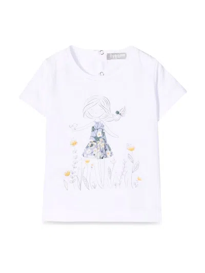 Il Gufo Mini Chic T-shirt For Baby Girls In White