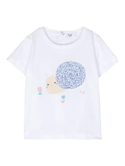 Il Gufo Mini Cotton T-shirt For Babies - Spring/summer 2024 In White