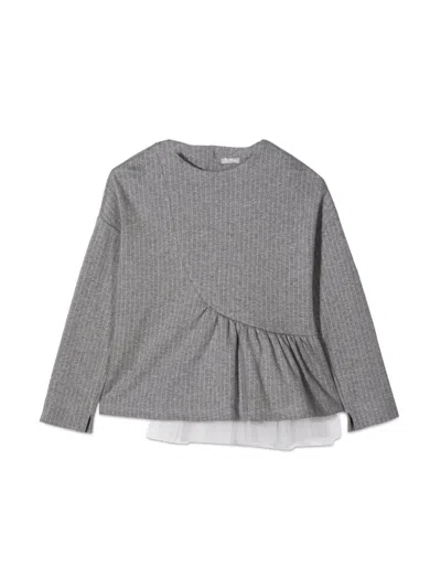Il Gufo Mini Fashion Sweater For Kids In Grey