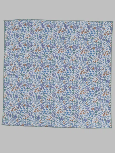 Il Gufo Mini Kids' Cotton Foulard In Blue