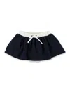 Il Gufo Mini Skirt Fleece In Blue