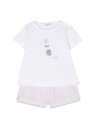 Il Gufo Mini Two-piece Pepper Suit In Multicolour