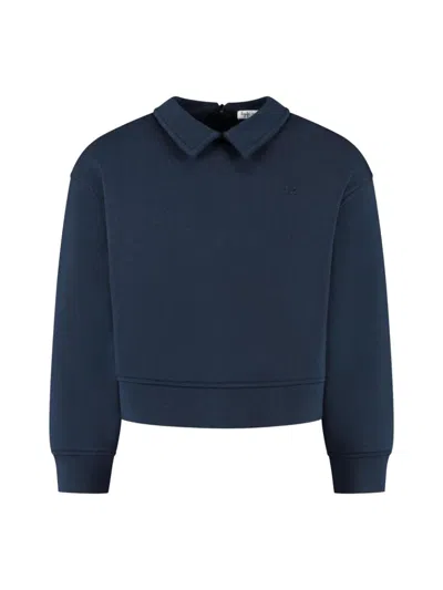 Il Gufo Mini Two-piece T-shirt And Skirt Set In Blue