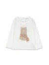 Il Gufo ml Print T-shirt In White