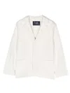Il Gufo Button-up Single-breasted Blazer In White