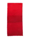 Il Gufo Ombré Scarf In Red