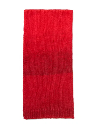 Il Gufo Kids' Ombré Scarf In Red