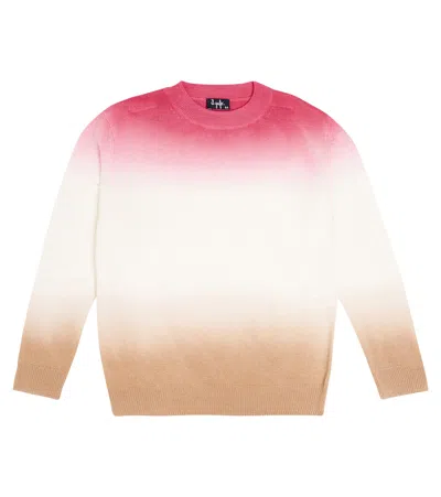 Il Gufo Kids' Printed Wool Sweater In Multicolor