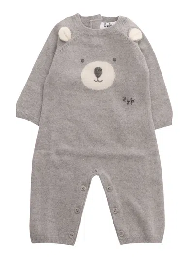 Il Gufo Babies' Onesie In Grey