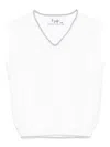 Il Gufo Virgin-wool Vest In 白色