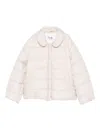 Il Gufo Padded Collar Jacket In Neutral