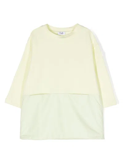Il Gufo Kids' Panelled Dress In Green