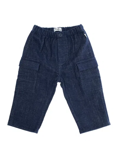 Il Gufo Babies' Pantalone Lungo In Blue