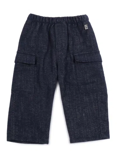 Il Gufo Kids'  Pantalone Lungo In Blue