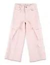 Il Gufo Pants Cargo Fleece In Rose
