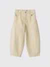 Il Gufo Carrot Pants In Stretch Gabardine In Neutral