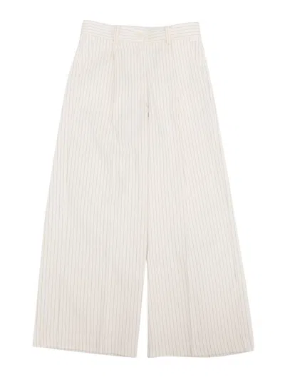 Il Gufo Kids' Pants In White