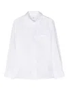 Il Gufo White Linen Shirt With Pocket In White