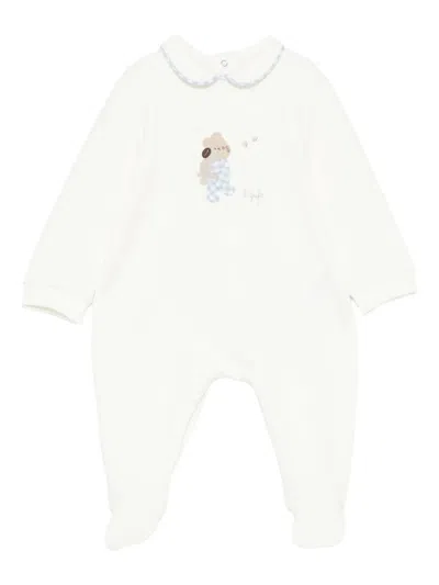 Il Gufo Peter Pan Collar Babywear In Metallic