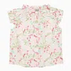 Il Gufo Floral-print Poplin Blouse In Multicolor