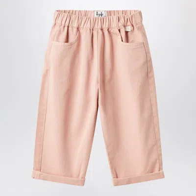 Il Gufo Pink Cotton Pants
