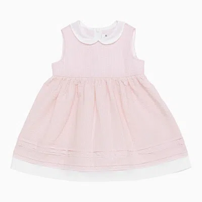 Il Gufo Pink Sleeveless Cotton Dress