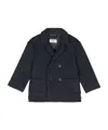 Il Gufo Pinstripe Double-breasted Blazer In Black