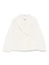 Il Gufo Pinstriped Blazer In 白色
