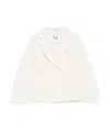 Il Gufo Pinstriped Blazer In White