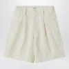 Il Gufo Pinstriped Cotton Bermuda Shorts