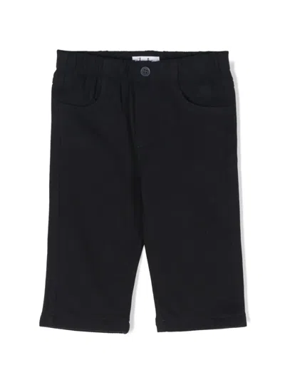 Il Gufo Babies' Piqué Straight Trousers In Blue