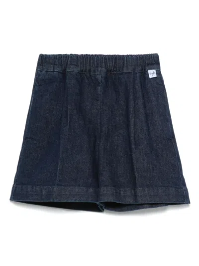 Il Gufo Babies' Pleat-detail Shorts In Blue