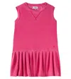 Shop Il Gufo Pleated Dress In Pink