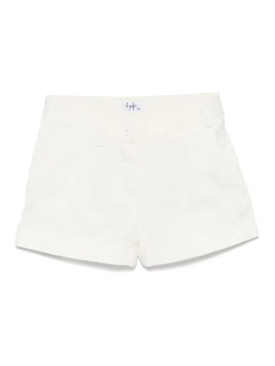 Il Gufo Kids' Pleated Shorts In White