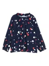 Il Gufo Polka Dot-pattern Blouse In Blue