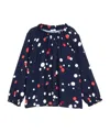 Il Gufo Polka Dot-pattern Blouse In Blue