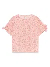 Il Gufo Printed Blouse In Pink