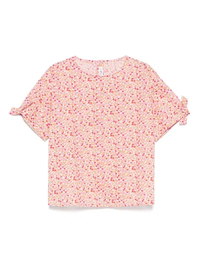 Il Gufo Kids' Printed Blouse In Pink