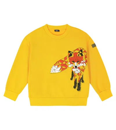 Il Gufo Kids' Printed Cotton Jersey Sweatshirt In Multicoloured