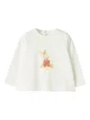Il Gufo Printed T-shirt In White