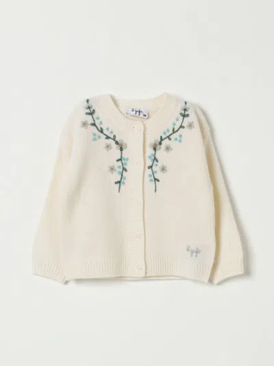 Il Gufo Babies' Sweater  Kids Color Milk In Milch