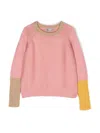 IL GUFO PULLOVER ROUND NECK SLEEVES AND EDGES COLOR