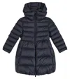 Il Gufo Quilted Down Coat In Blue